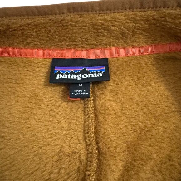 Patagonia Women’s Re-Tool 1/2 Zip Pullover Fleece Jacket Size Medium Bear Brown - Picture 8 of 9